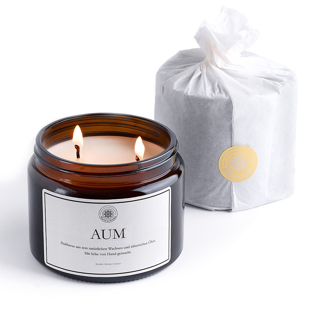 Duftkerze AUM 500ml Tiegründig · meditativ