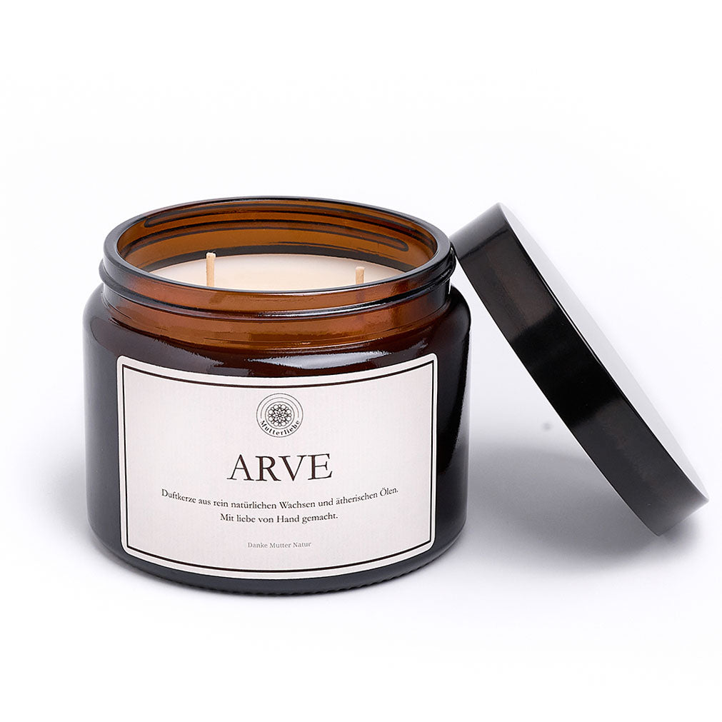 Duftkerze ARVE 500ml Holzig · warm