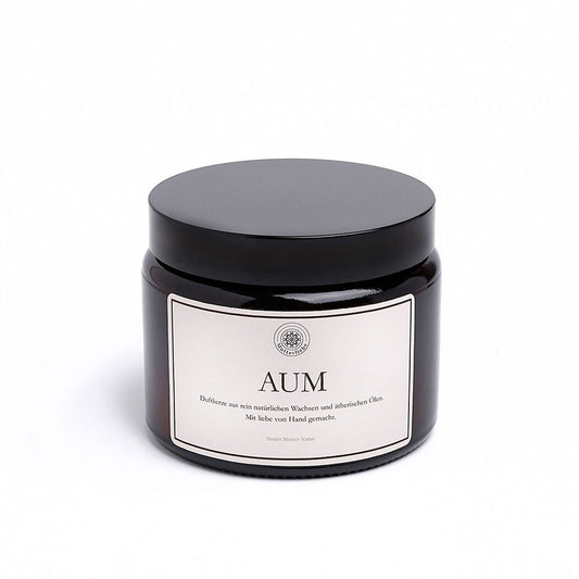 Duftkerze AUM 500ml Tiegründig · meditativ
