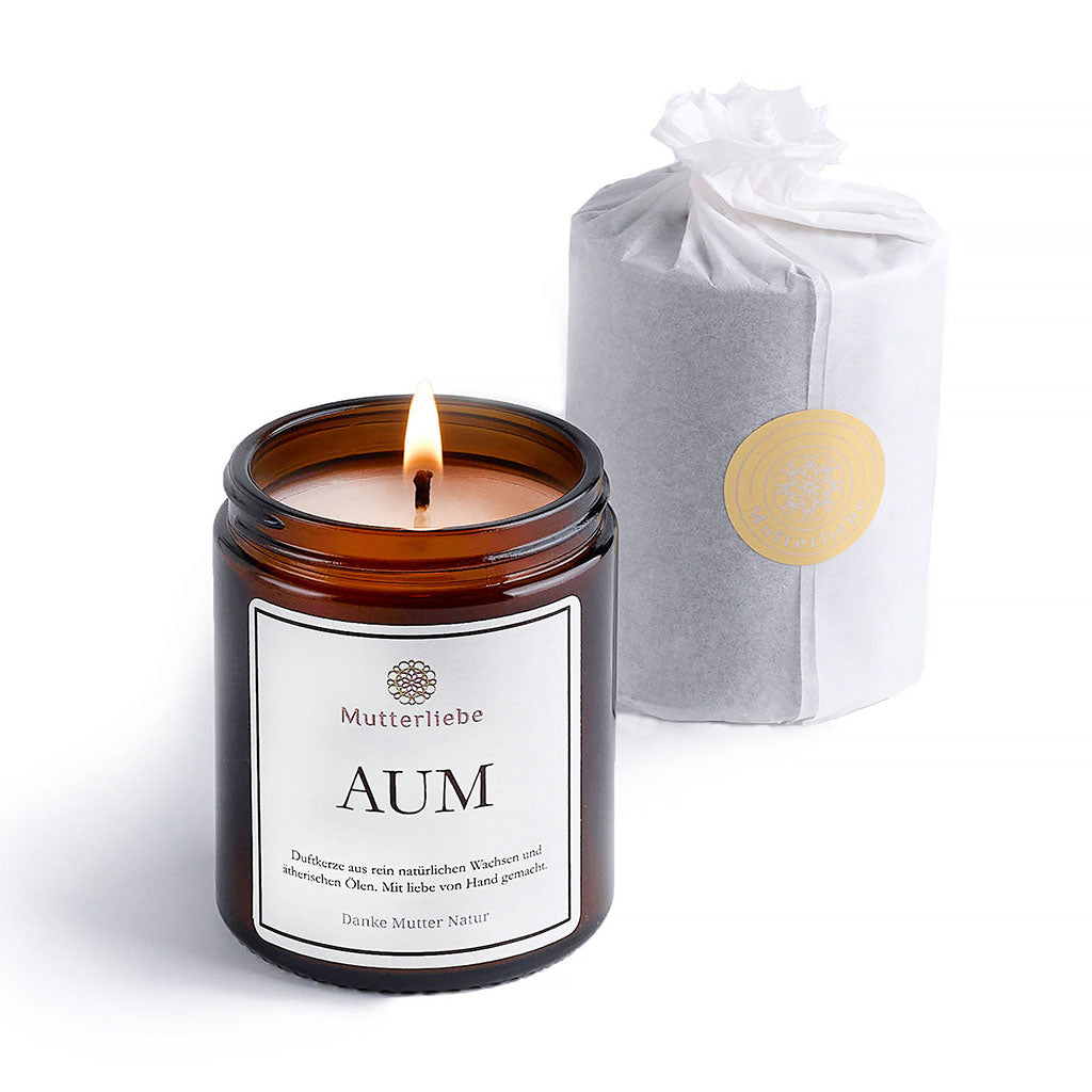 Duftkerze AUM 180ml Tiegründig · meditativ
