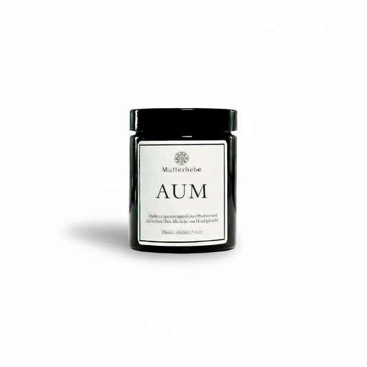 Duftkerze AUM 180ml. Tiefgründig-meditativ