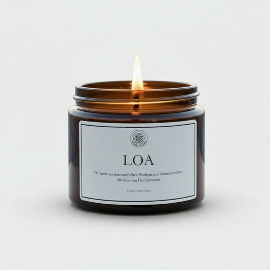Duftkerze LOA 500ml. Sinnlich-heiter