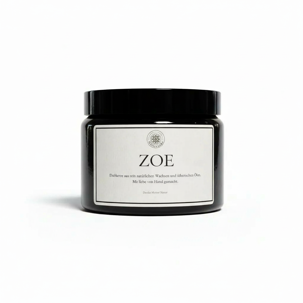 Duftkerze ZOË 500ml. Inspirierend-frisch