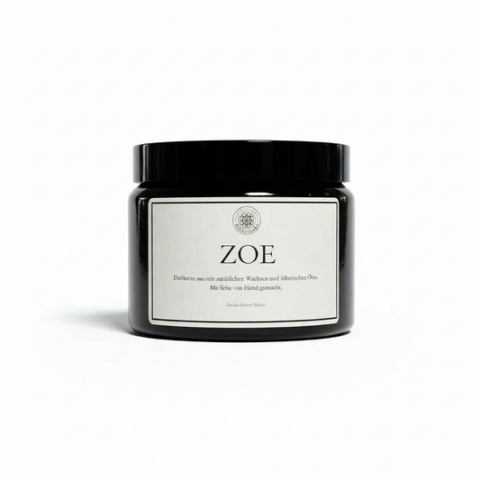 Duftkerze ZOË 500ml. Inspirierend-frisch